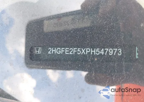 2023 Honda Civic Sport из США, поврежденный, VIN 2HGFE2F5XPH547973